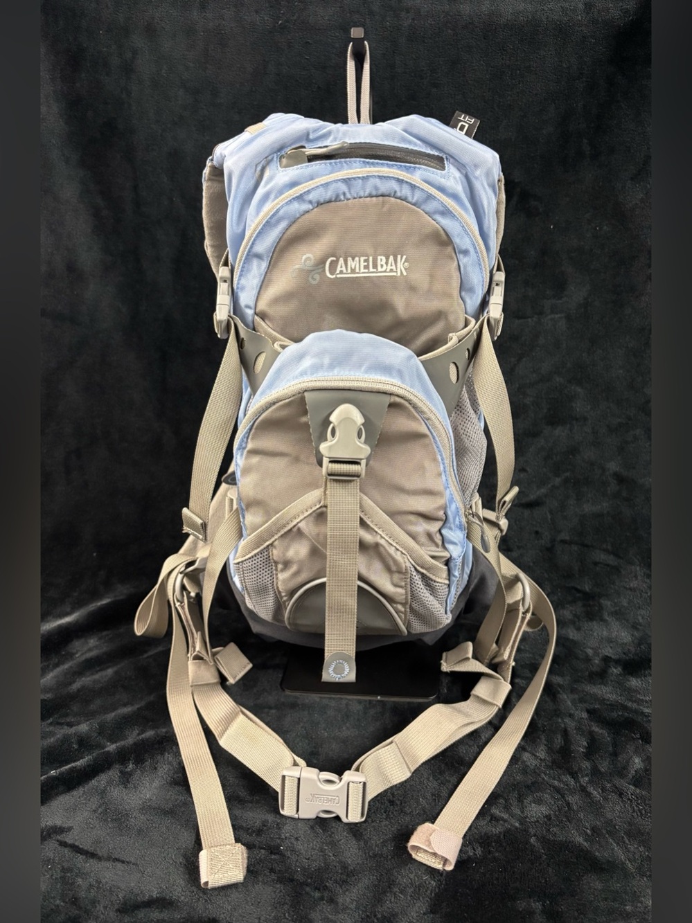 CamelBak LUXE Blue Gray Air Director Hydration Backpack MTB Hiking